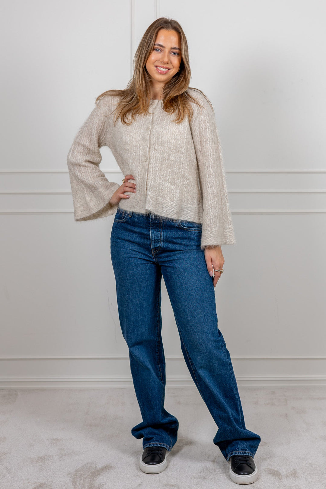 Nala Cardigan Beige | Genser | Smuk - Dameklær på nett