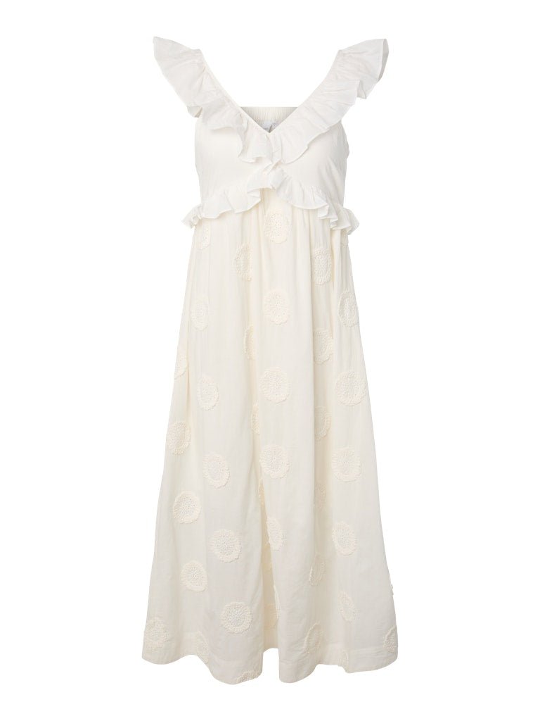 Nama Sl Long Dress Star White | Kjoler | Smuk