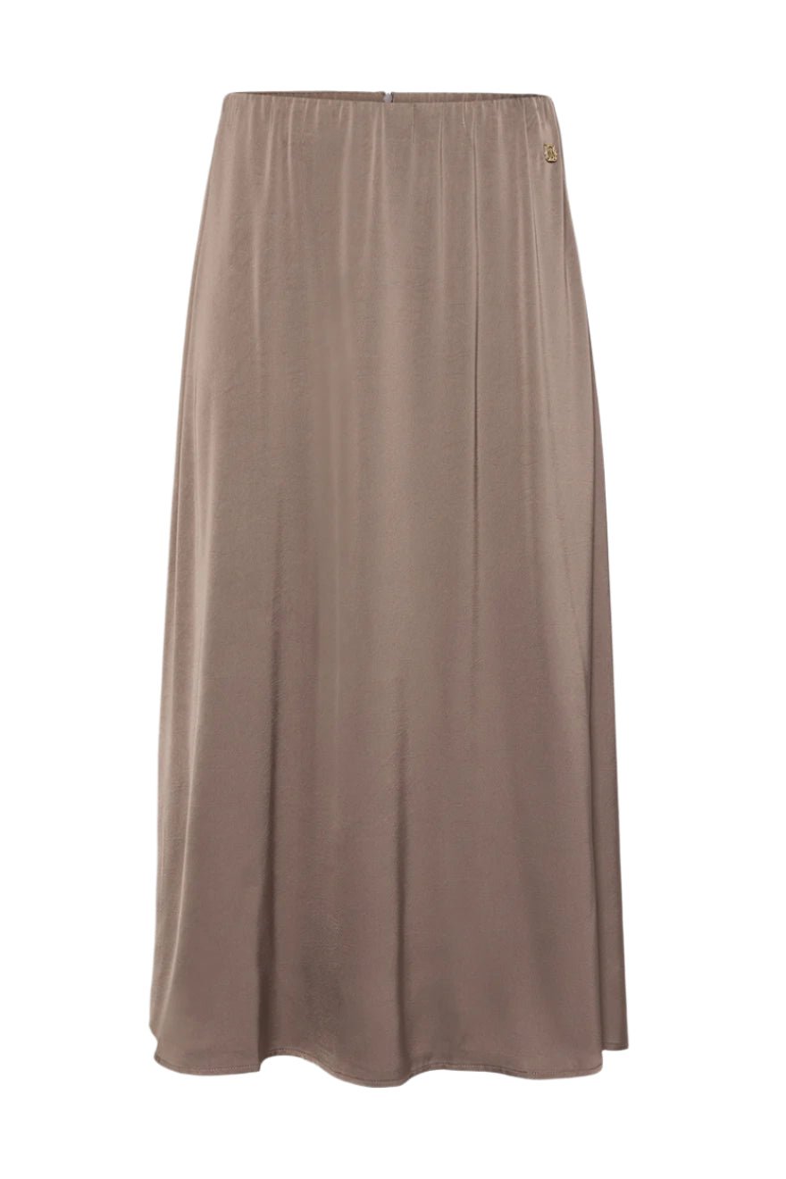 Nanika Skirt Fossil | Skjørt | Smuk - Dameklær på nett