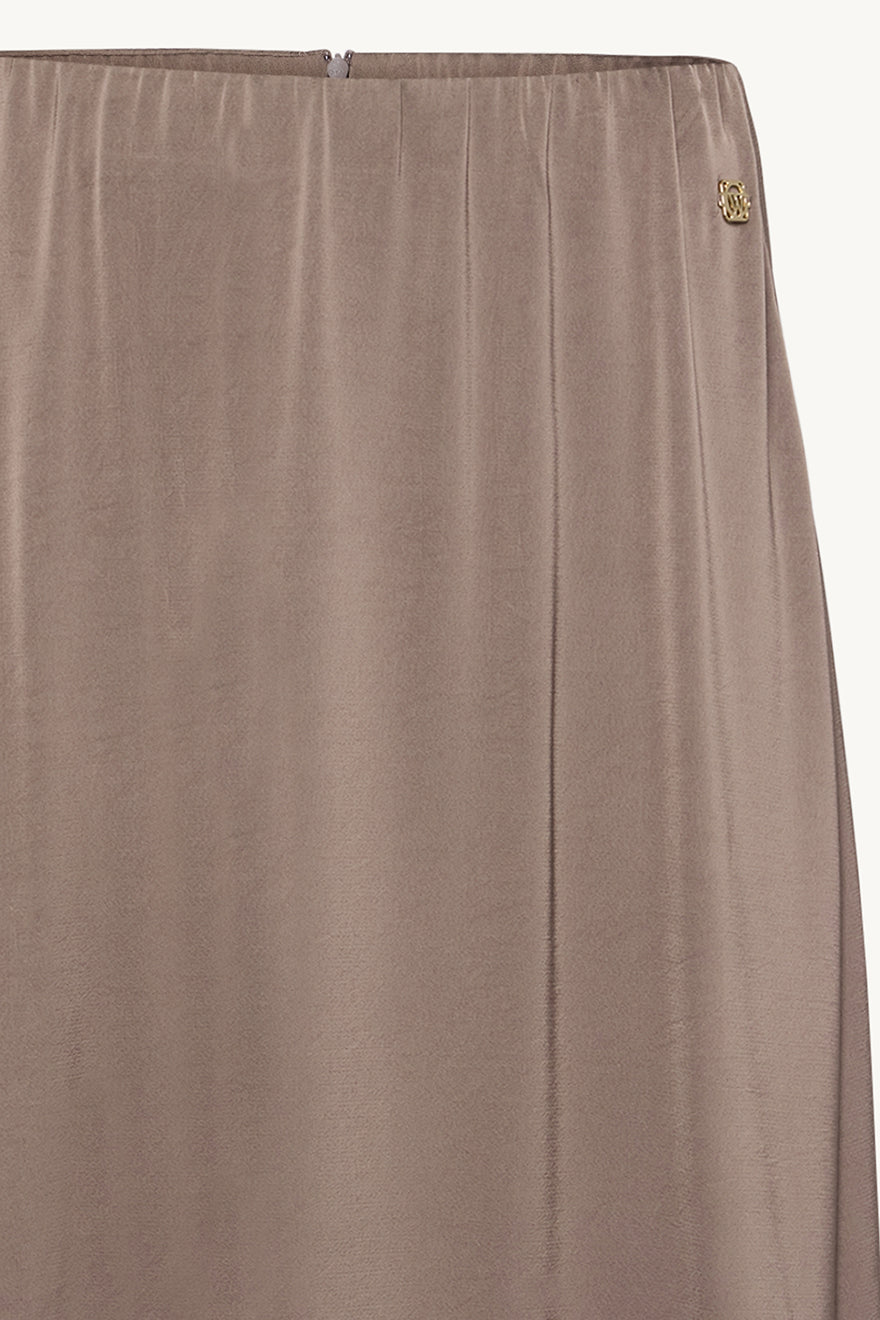 Nanika Skirt Fossil | Skjørt | Smuk - Dameklær på nett