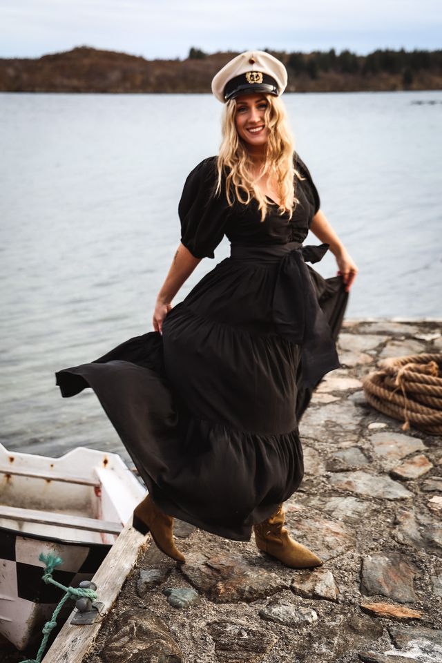 Napoli Long Dress Black | Kjoler | Smuk - Dameklær på nett