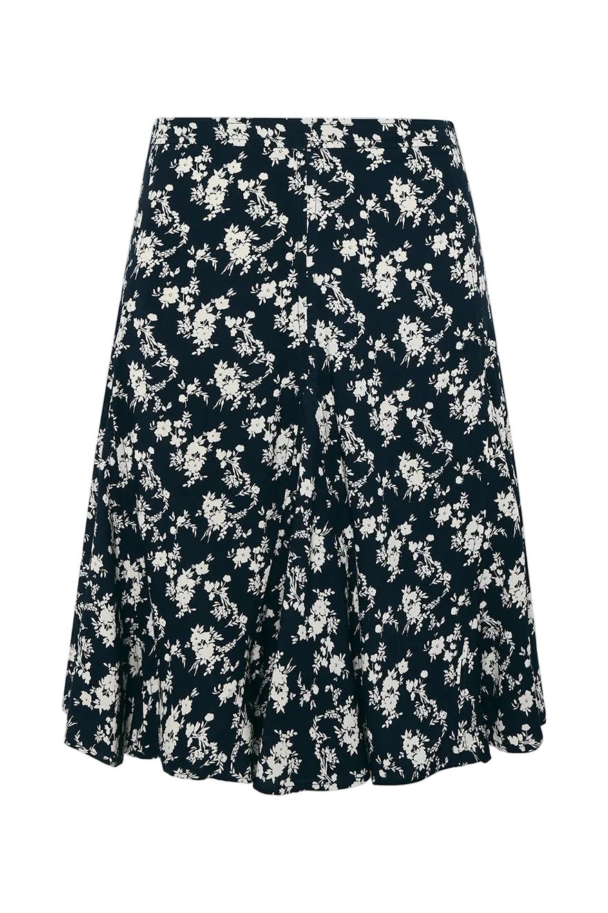 Natika Skirts Dark Navy | Skjørt | Smuk
