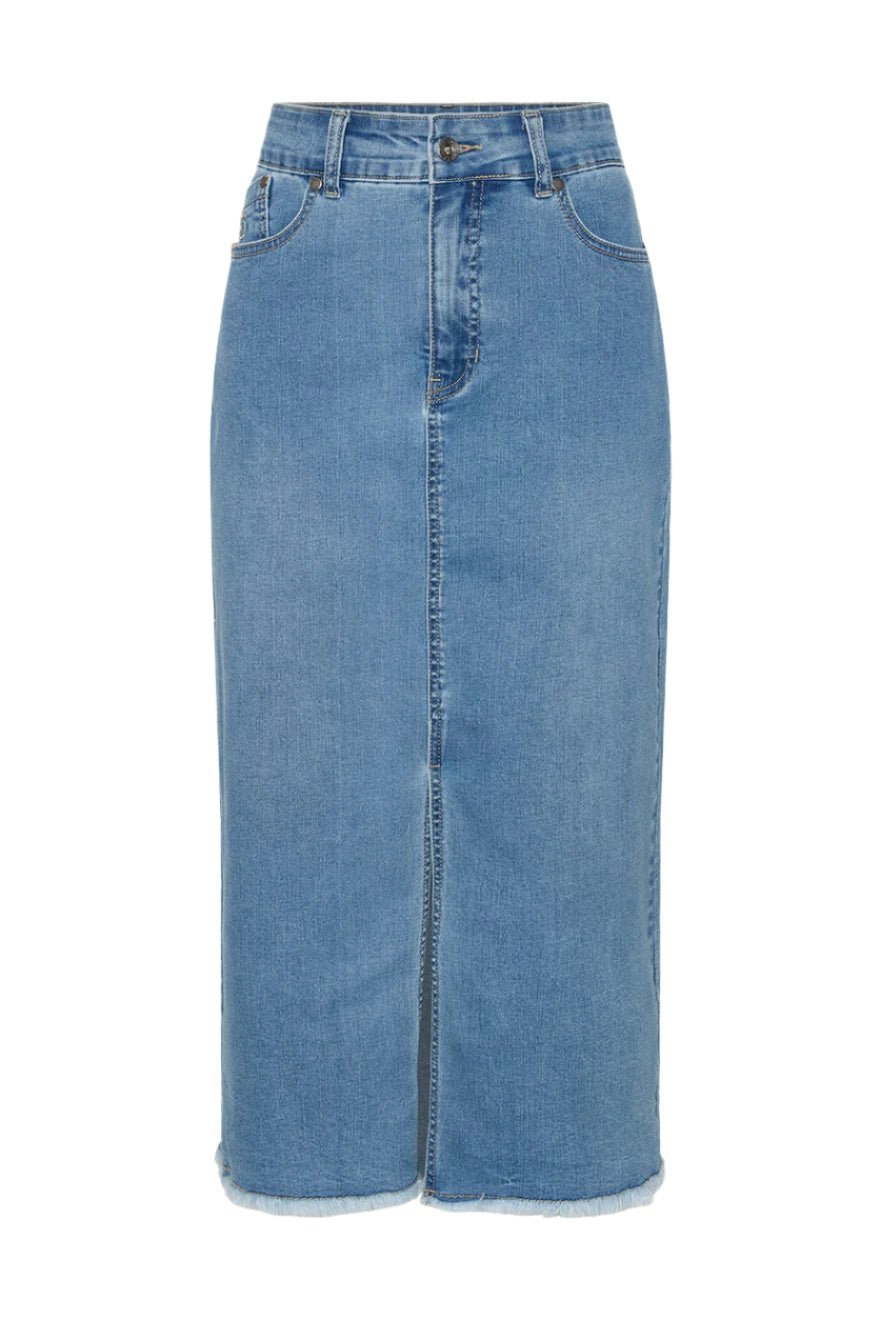 Nedda Skirt Light Blue Denim | Skjørt | Smuk - Dameklær på nett