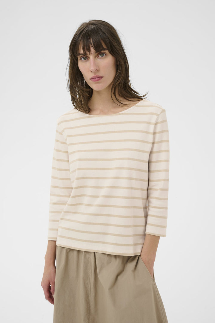 Nela T-Shirt French Oak Stripe | Topper | Smuk