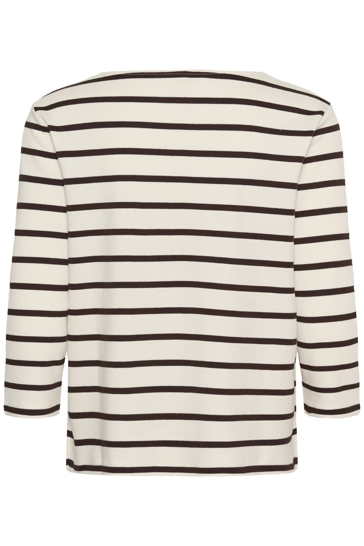 Nela T-Shirt Mole Stripe | Topper | Smuk