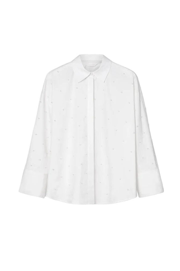 Nell Pearl Shirt White | Skjorter og bluser | Smuk
