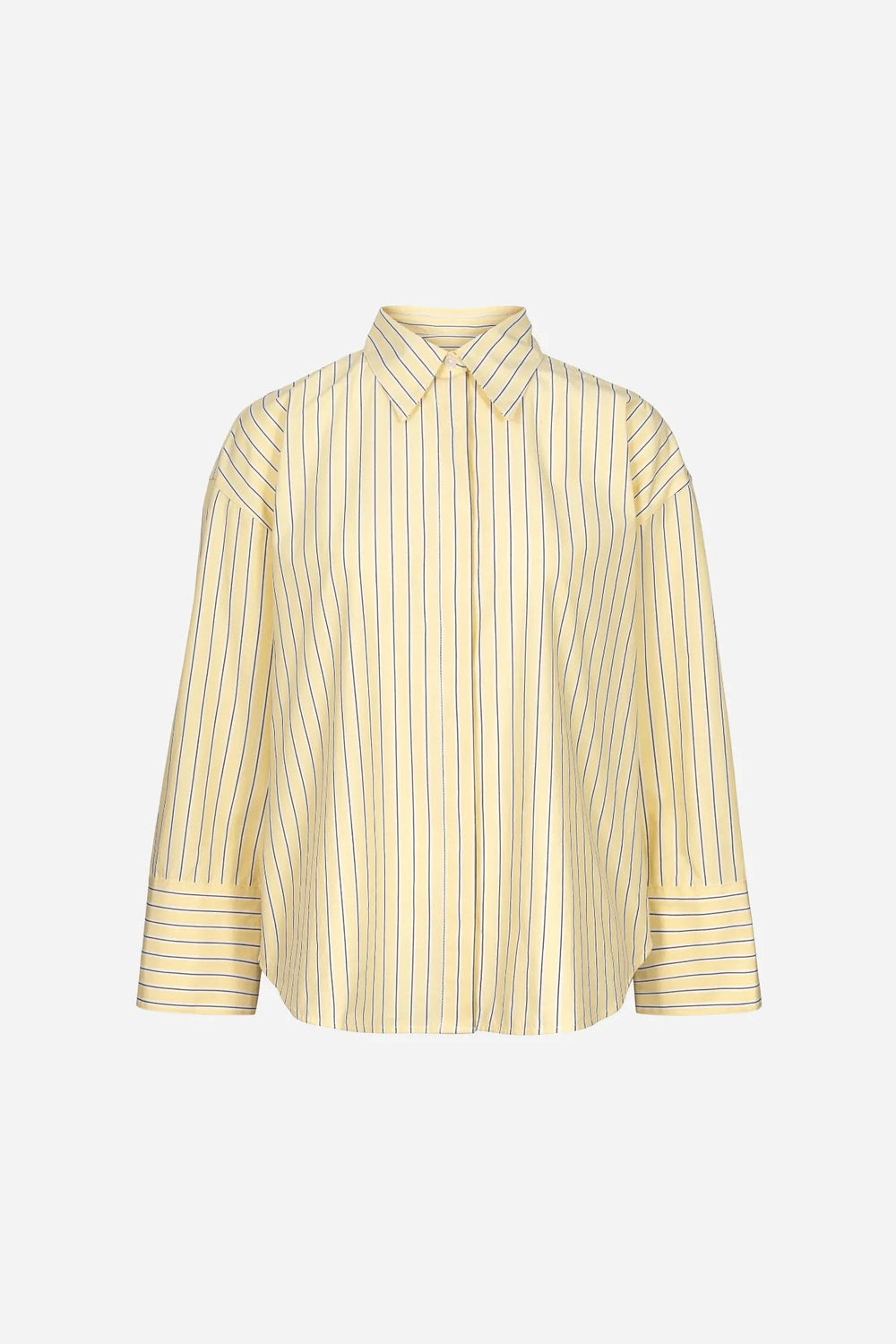 Nell Shirt Light Yellow Stripe | Skjorter og bluser | Smuk