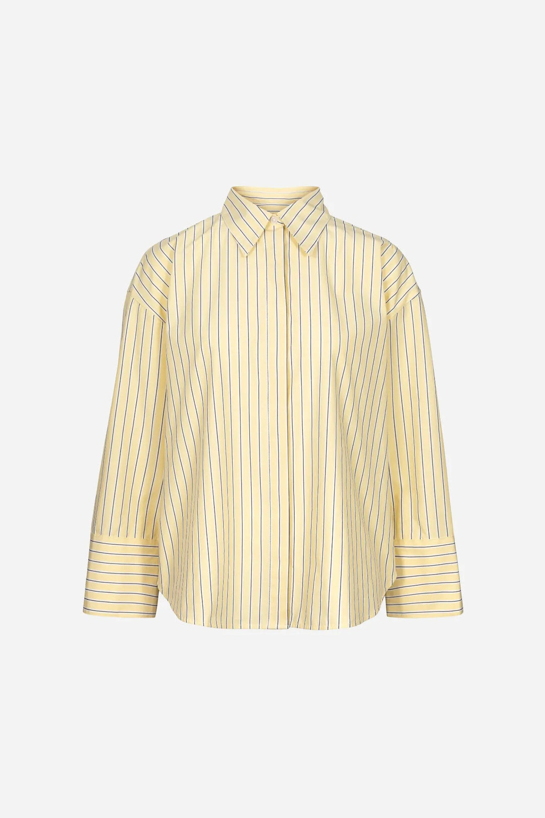 Nell Shirt Light Yellow Stripe | Skjorter og bluser | Smuk