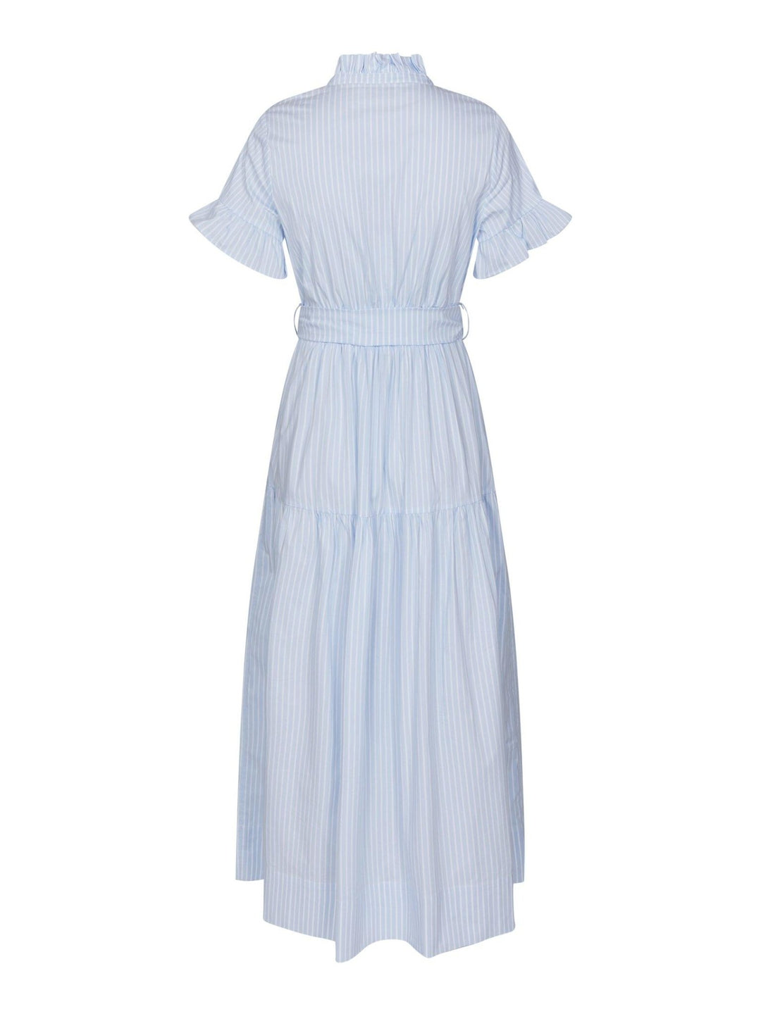 Nellie Soft Stripe Dress Light Blue | Kjoler | Smuk