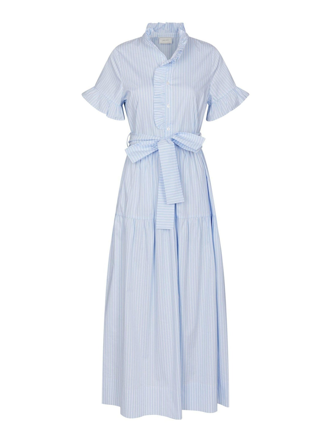 Nellie Soft Stripe Dress Light Blue | Kjoler | Smuk