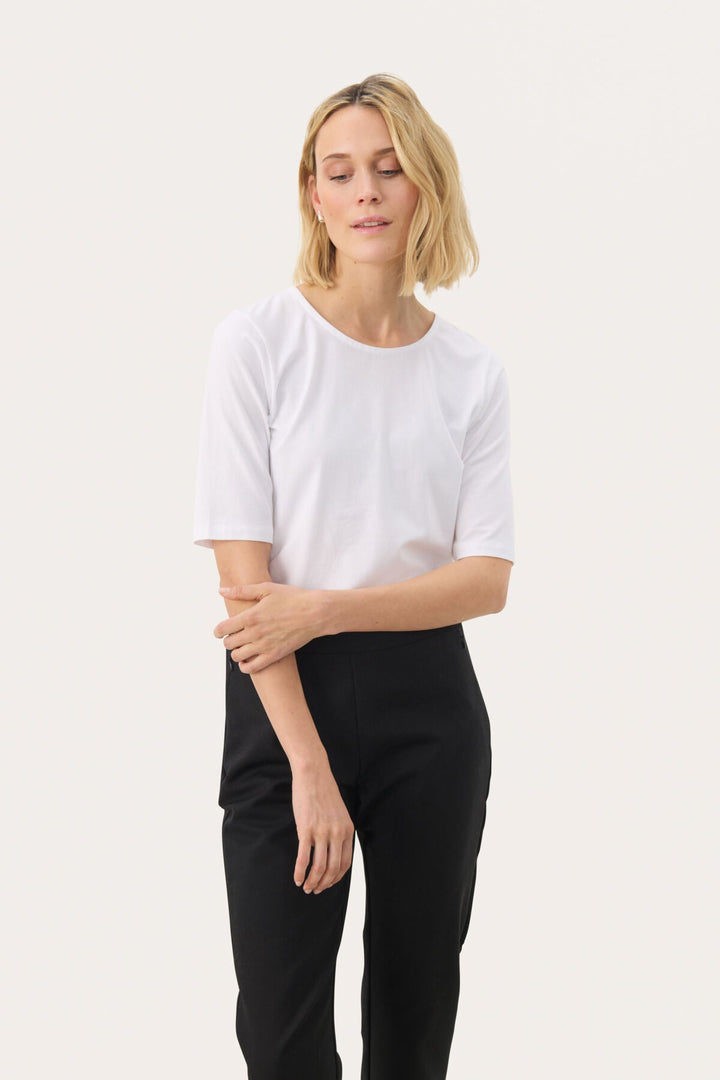 Nemi T-Shirt Bright White | Topper | Smuk - Dameklær på nett