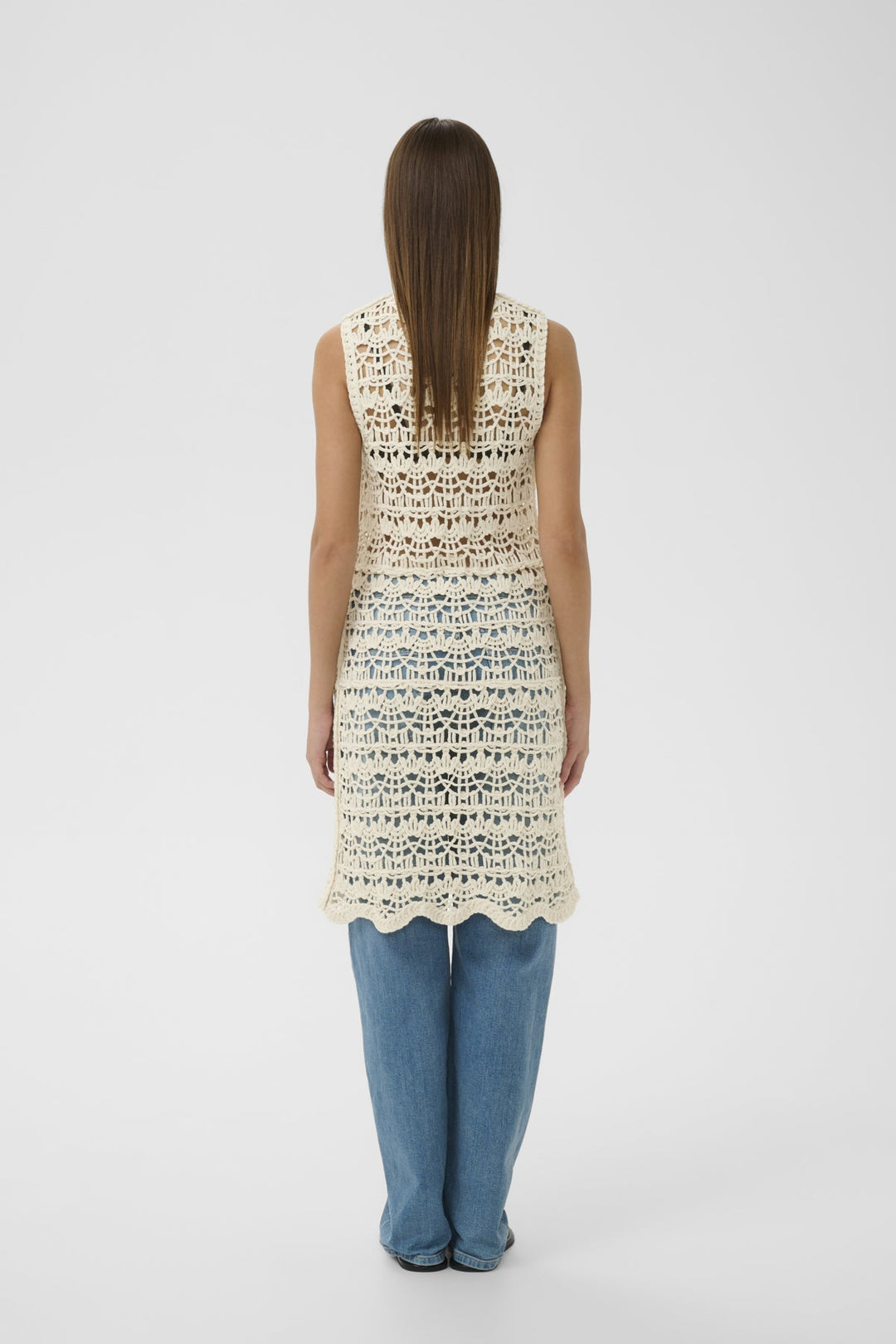 Neteiw Dress Ecru | Kjoler | Smuk