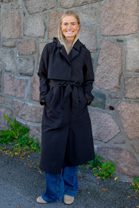New Aline Tech Trenchcoat Black