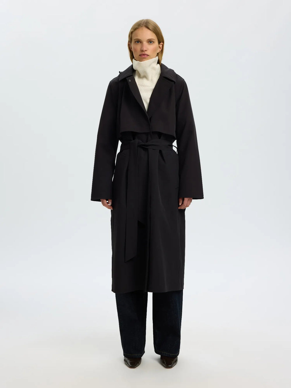 New Aline Tech Trenchcoat Black | Yttertøy | Smuk