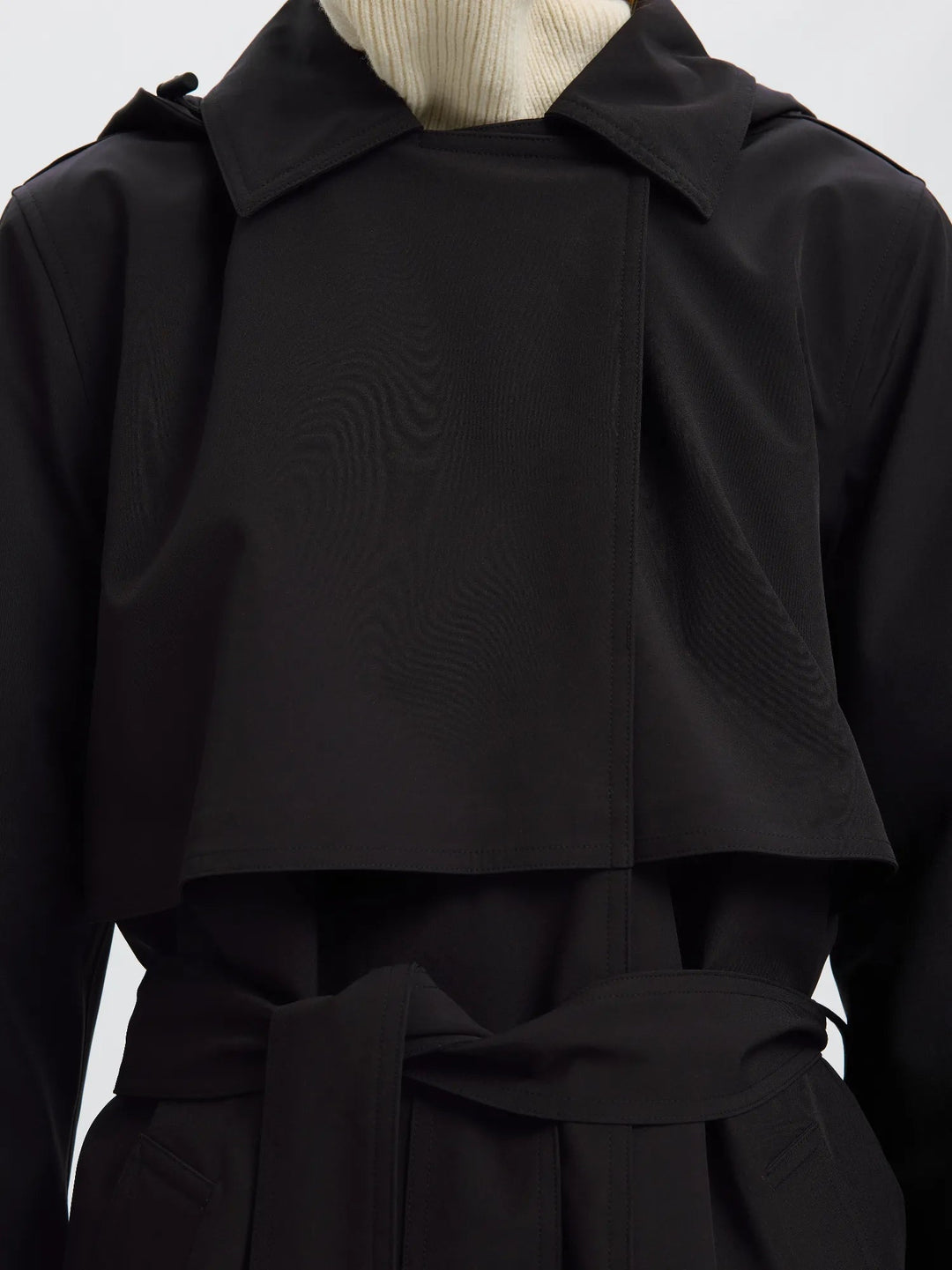 New Aline Tech Trenchcoat Black | Yttertøy | Smuk