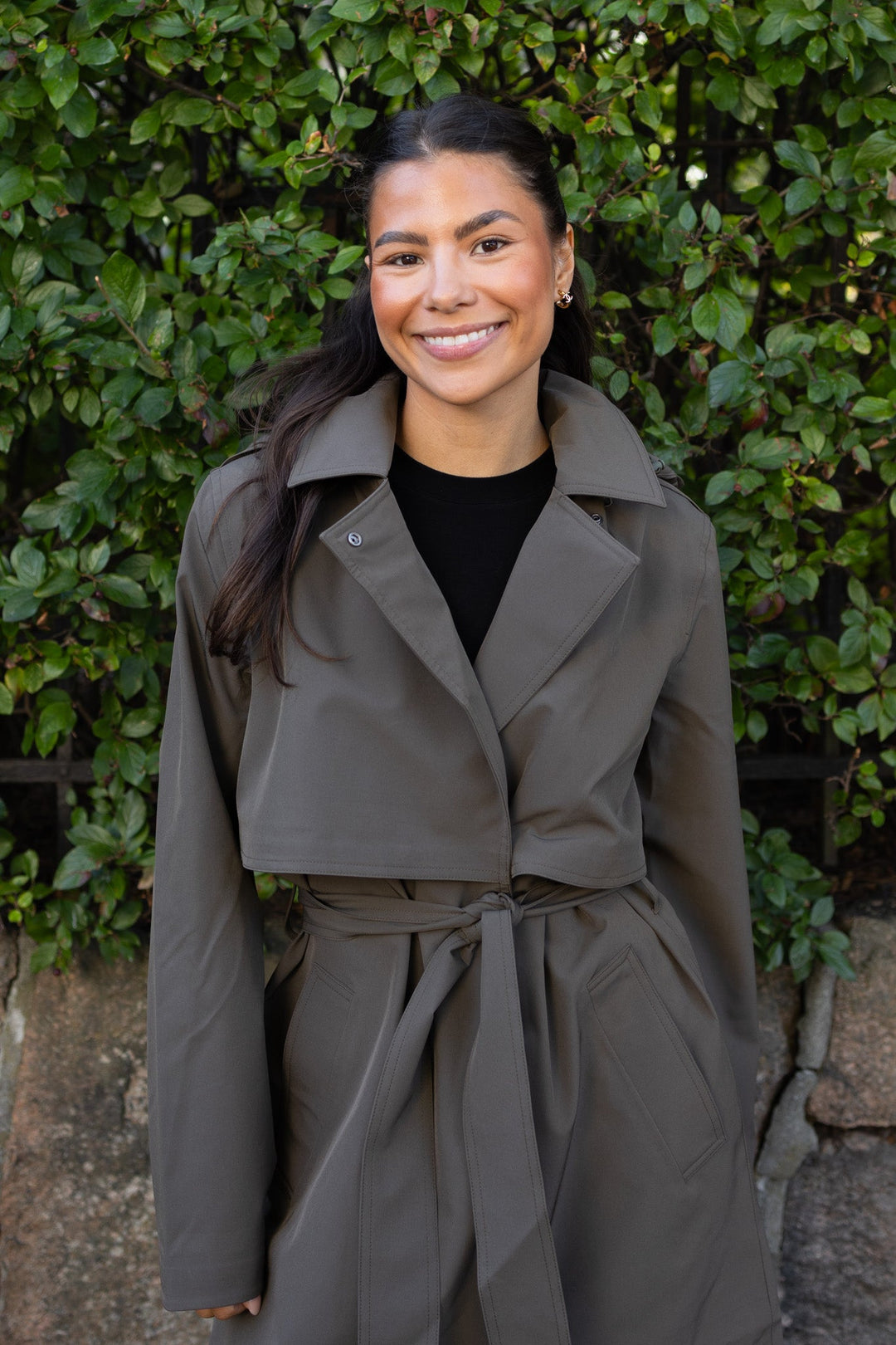 New Aline Tech Trenchcoat Grape Leaf | Yttertøy | Smuk