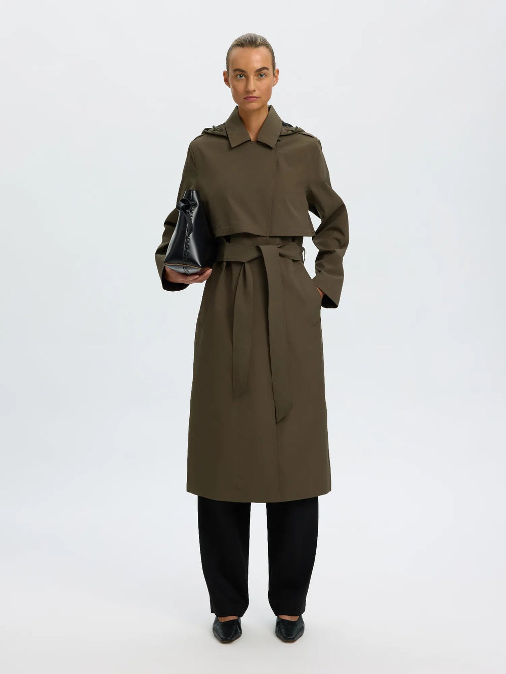 New Aline Tech Trenchcoat Grape Leaf | Yttertøy | Smuk