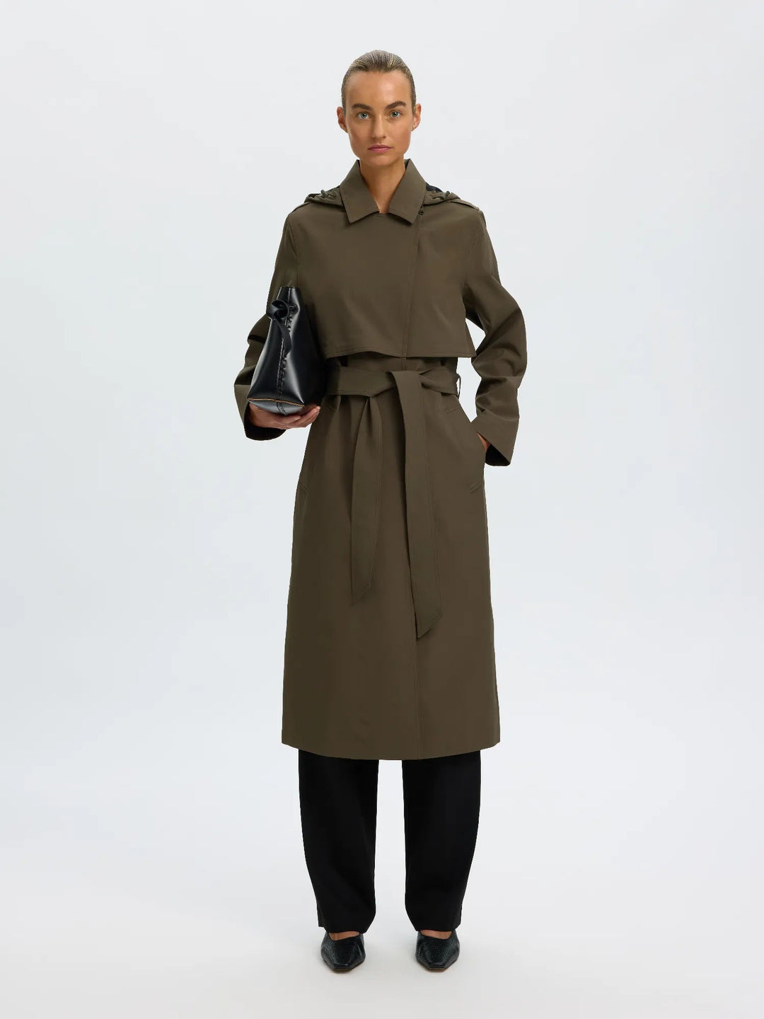 New Aline Tech Trenchcoat Grape Leaf | Yttertøy | Smuk