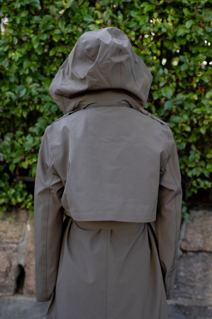 New Aline Tech Trenchcoat Grape Leaf | Yttertøy | Smuk