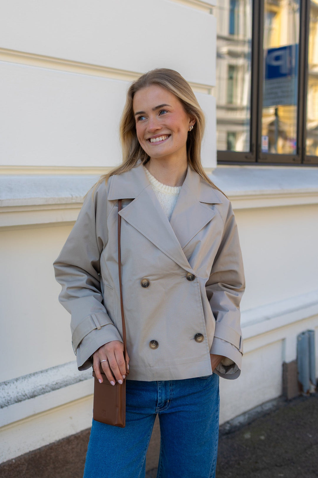 New Cilo Short Trenchcoat Pure Cashmere | Yttertøy | Smuk