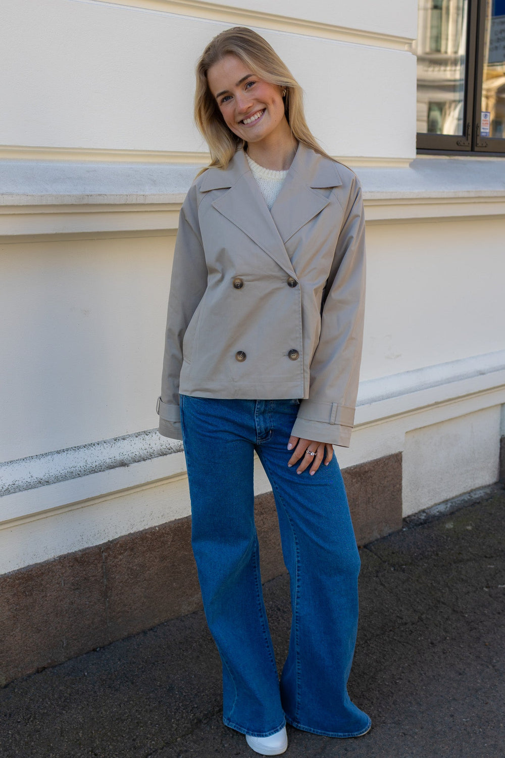 New Cilo Short Trenchcoat Pure Cashmere | Yttertøy | Smuk