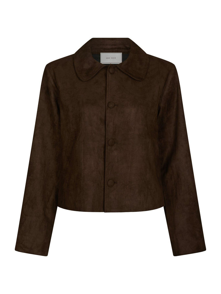 Nilo Suede Jacket Dark Brown | Yttertøy | Smuk - Dameklær på nett