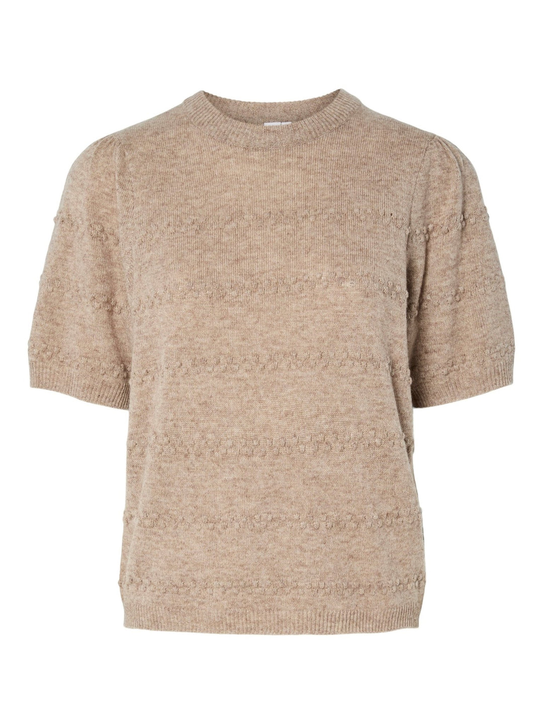 Nimo Ss Knit Pullover Pelican Melange | Genser | Smuk - Dameklær på nett