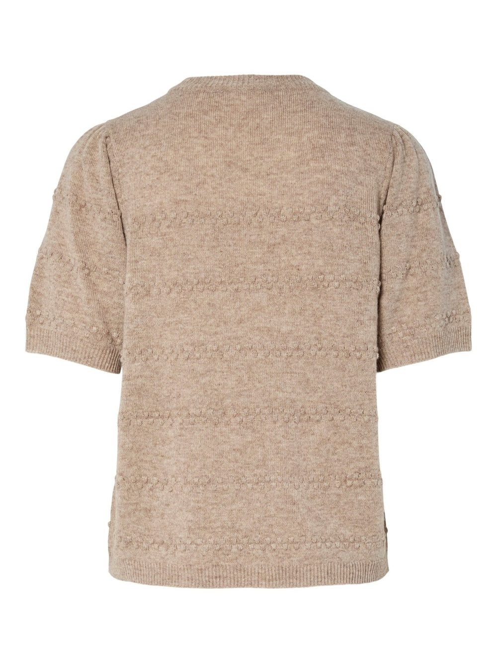 Nimo Ss Knit Pullover Pelican Melange | Genser | Smuk - Dameklær på nett