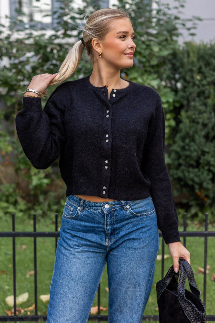 Ninell Cardigan Black | Genser | Smuk - Dameklær på nett