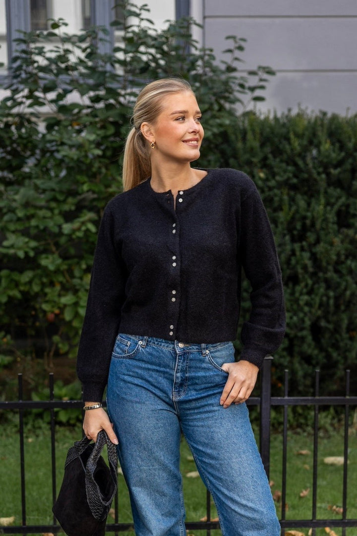 Ninell Cardigan Black | Genser | Smuk - Dameklær på nett