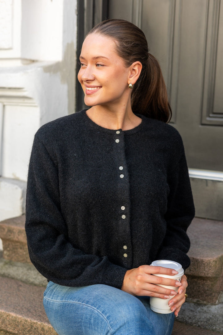 Ninell Cardigan Dark Navy | Genser | Smuk - Dameklær på nett