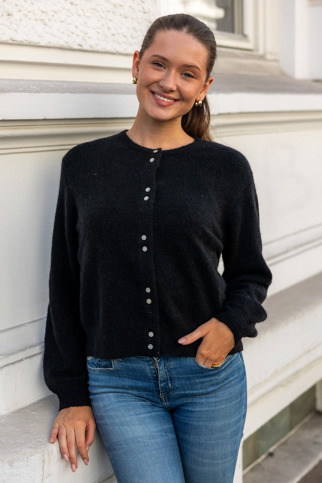 Ninell Cardigan Dark Navy | Genser | Smuk - Dameklær på nett