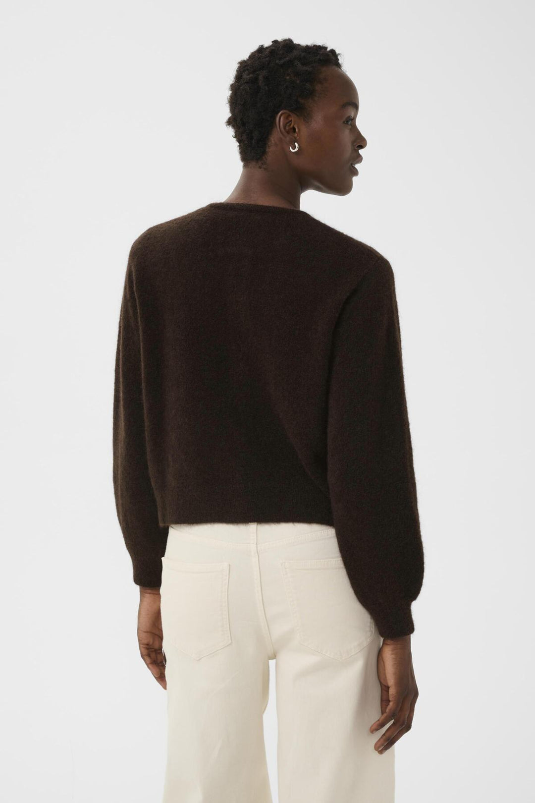 Ninell Cardigan Ganache Melange | Genser | Smuk - Dameklær på nett