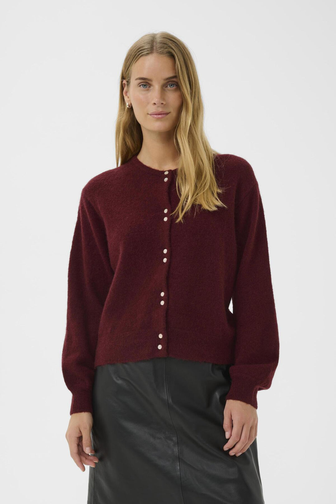Ninell Cardigan Tawny Port | Genser | Smuk - Dameklær på nett
