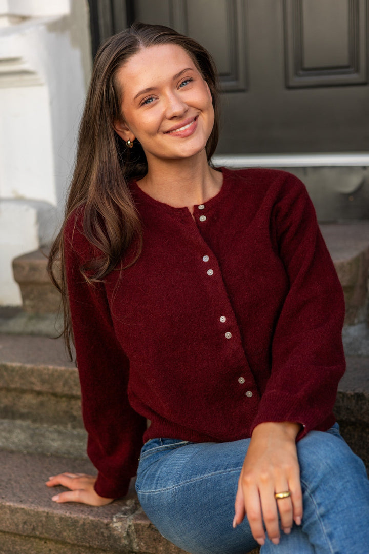 Ninell Cardigan Tawny Port | Genser | Smuk - Dameklær på nett
