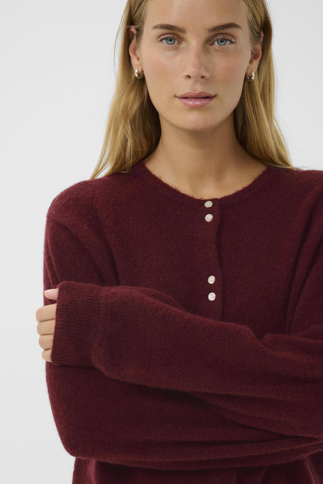 Ninell Cardigan Tawny Port | Genser | Smuk - Dameklær på nett