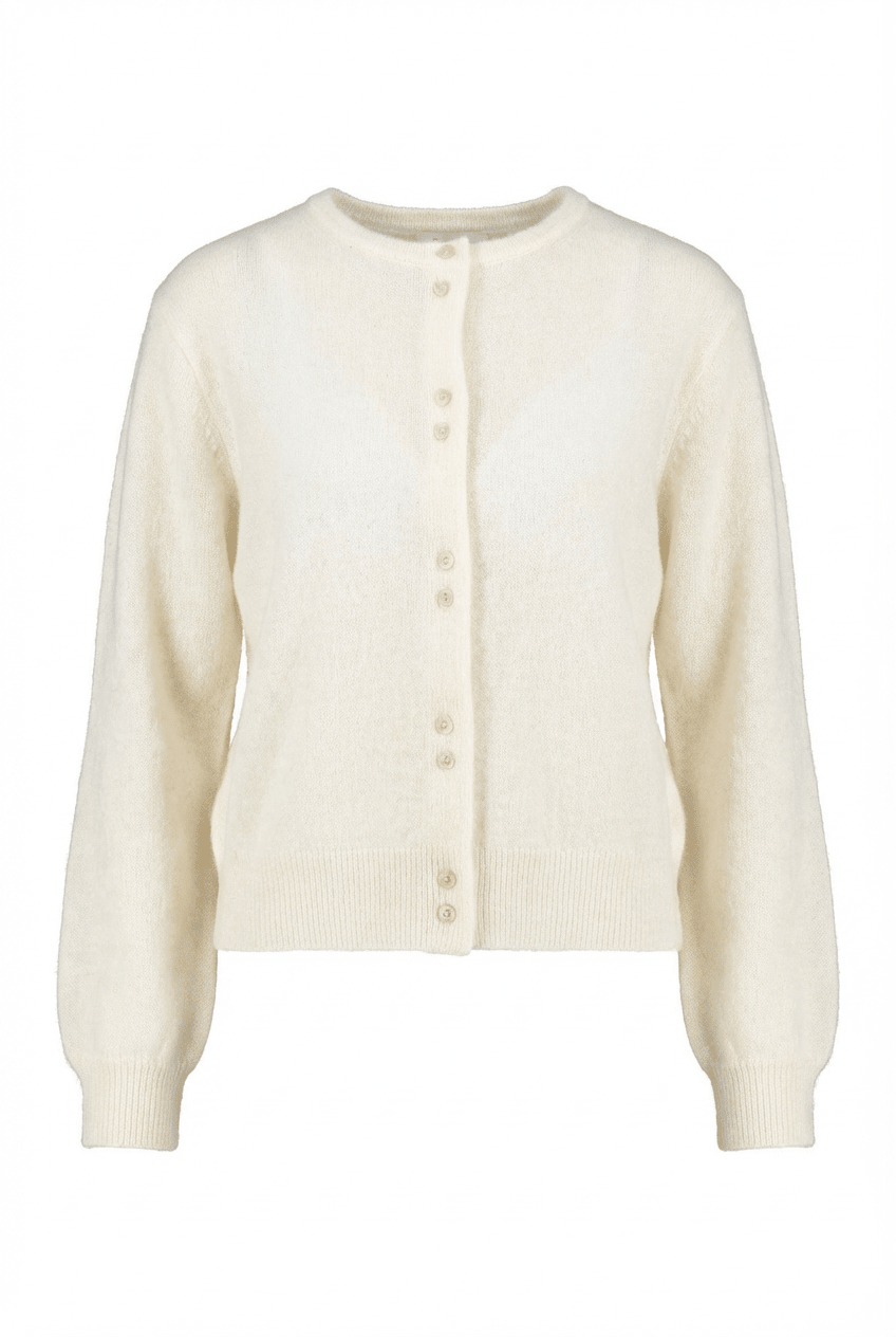 Ninell Cardigan Whisper white | Genser | Smuk