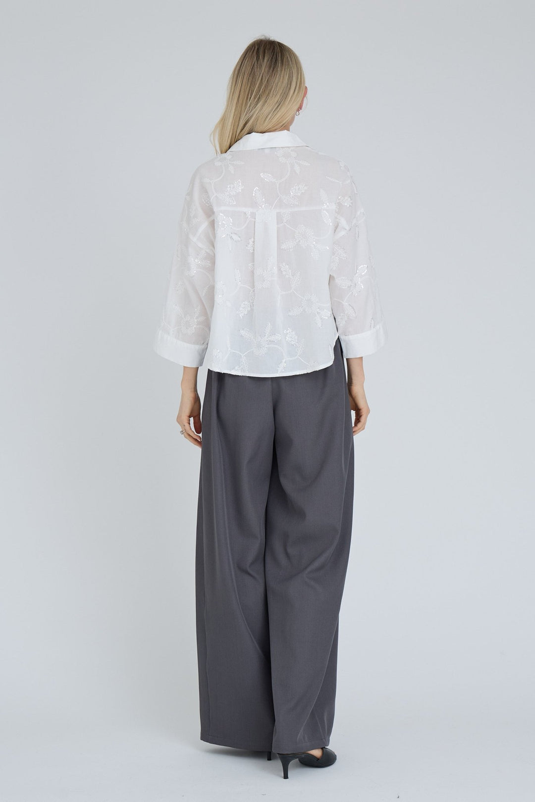 Ninna Shirt Off White | Skjorter og bluser | Smuk