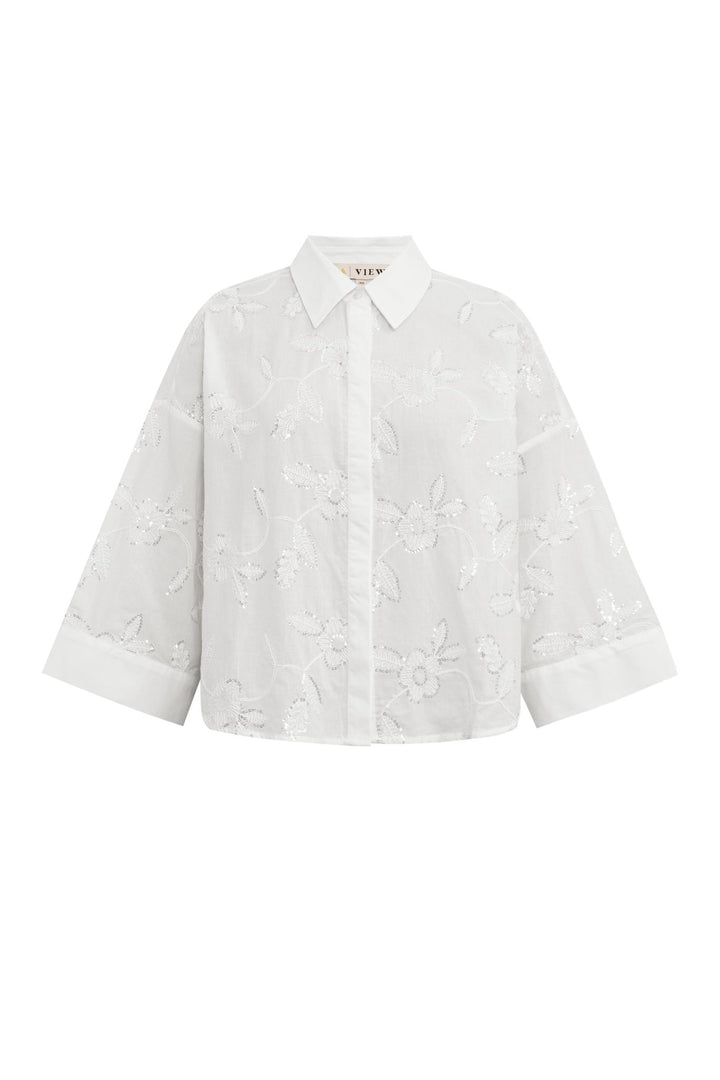 Ninna Shirt Off White | Skjorter og bluser | Smuk