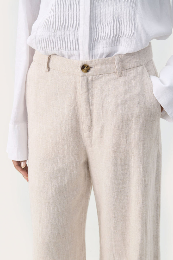 Ninnes Pants French Oak Melange | Bukser | Smuk