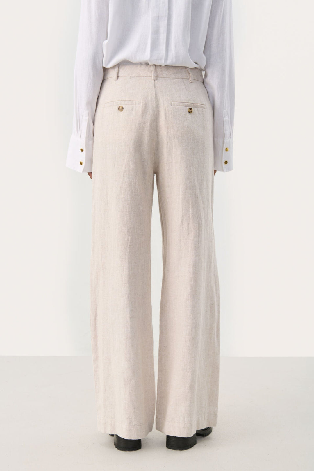 Ninnes Pants French Oak Melange | Bukser | Smuk