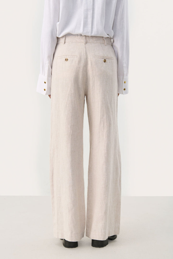 Ninnes Pants French Oak Melange | Bukser | Smuk