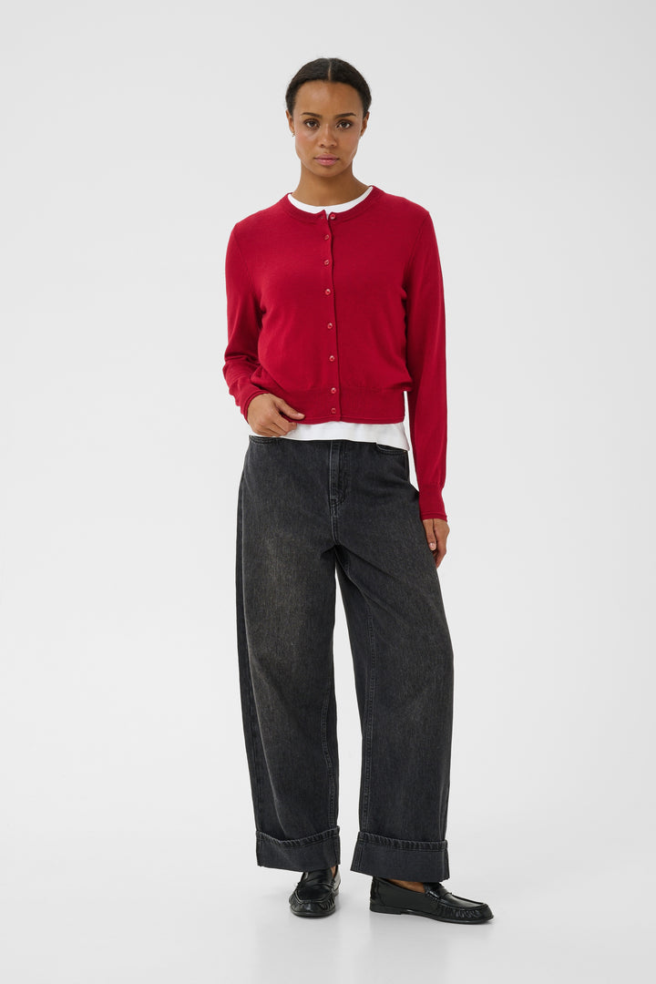 Noelani Cardigan Biking Red | Genser | Smuk