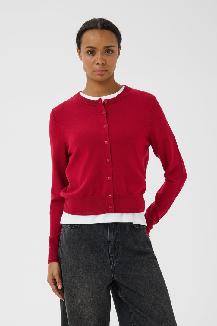 Noelani Cardigan Biking Red | Genser | Smuk