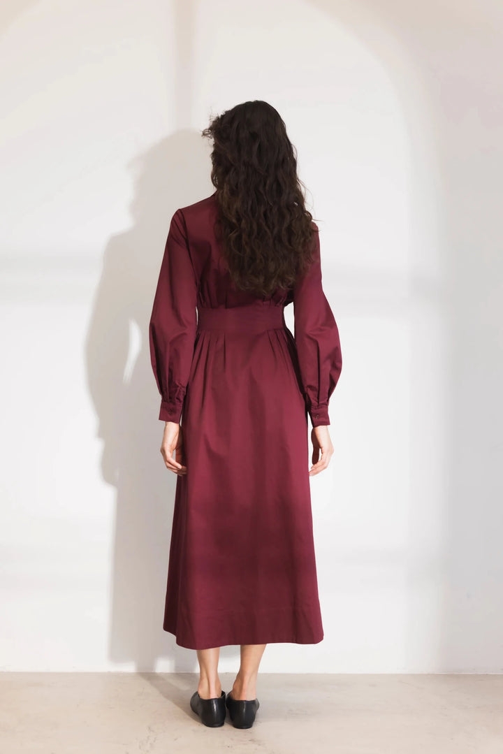 Noelle Dress Dark Red | Kjoler | Smuk