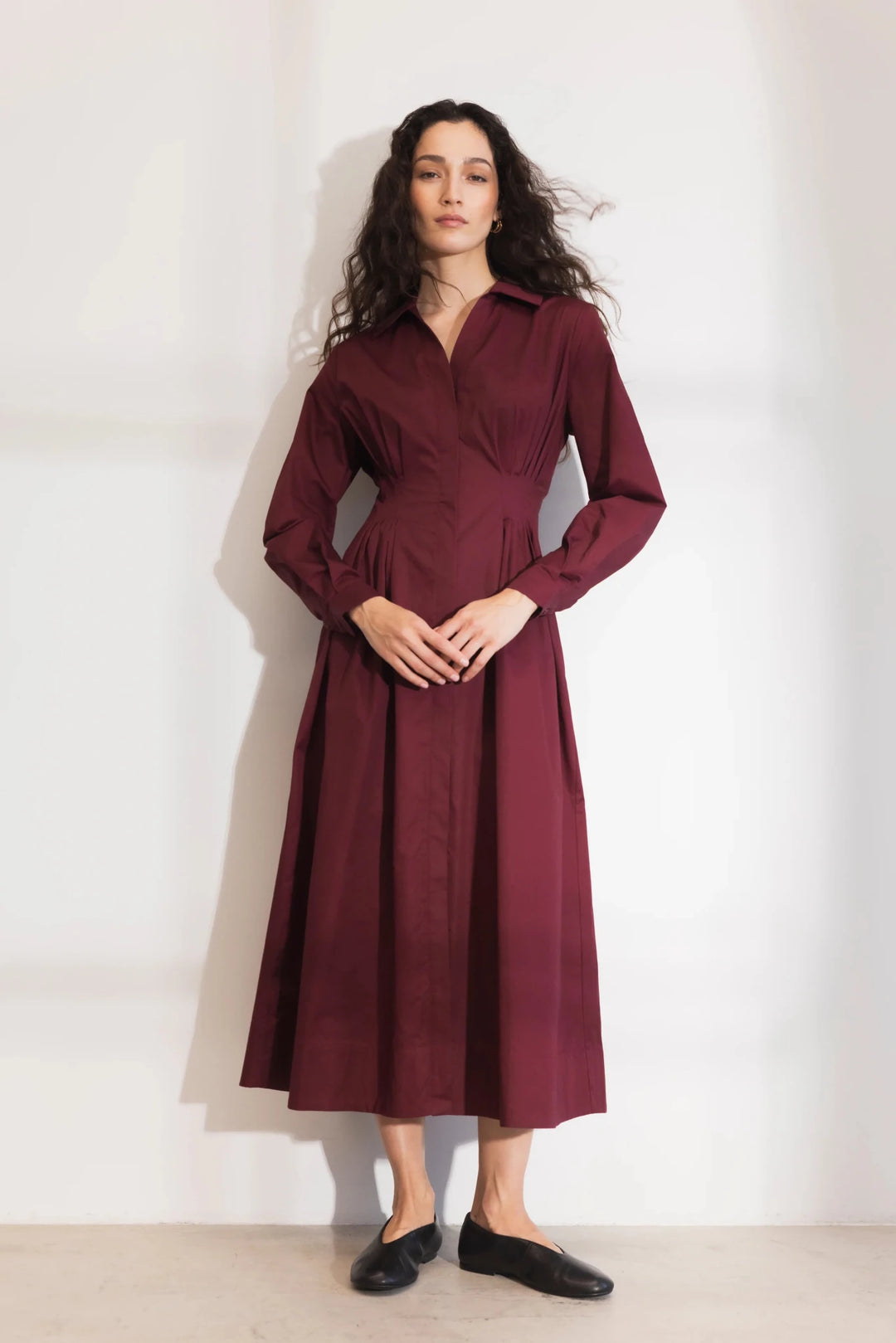 Noelle Dress Dark Red | Kjoler | Smuk