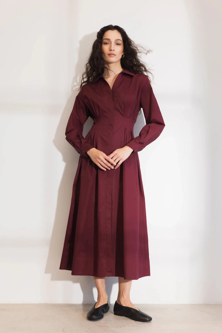 Noelle Dress Dark Red | Kjoler | Smuk