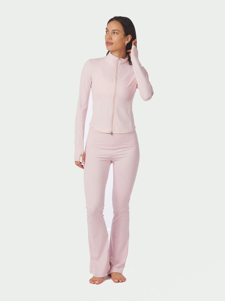 Nolana Zip Blouse Light Pink | Genser | Smuk