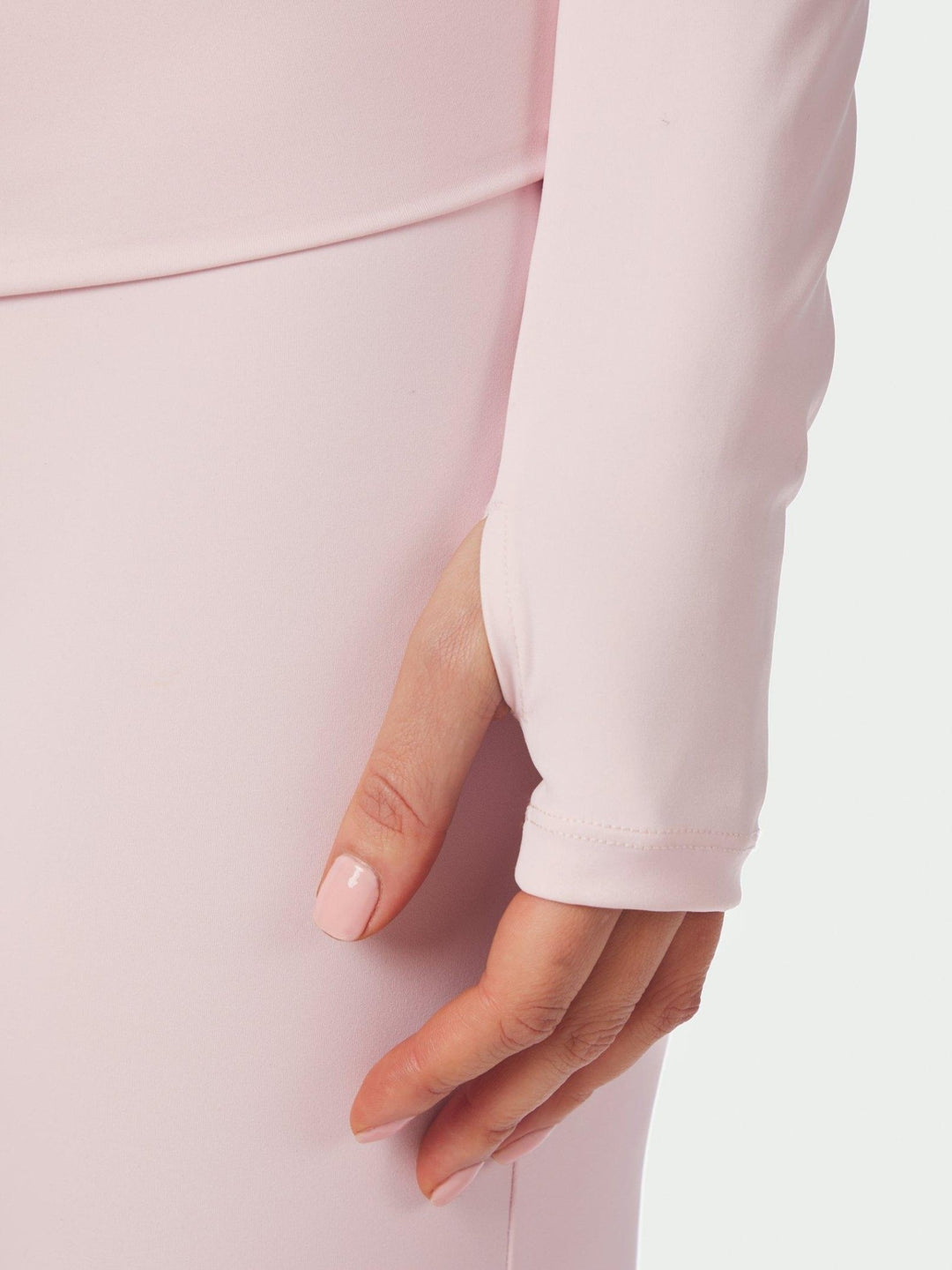 Nolana Zip Blouse Light Pink | Genser | Smuk