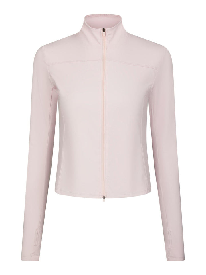 Nolana Zip Blouse Light Pink | Genser | Smuk